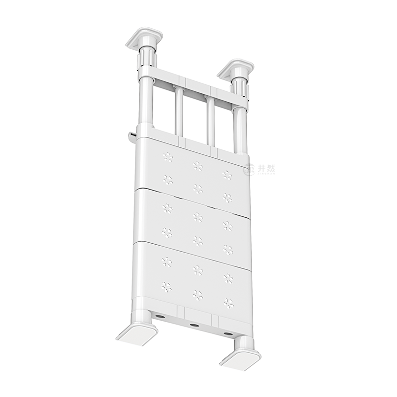 Storage Rack DIY White Iron Pipe
